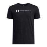 T - shirt enfant under armour logo wordmark noir ? 95% coton 5% �lasthanne