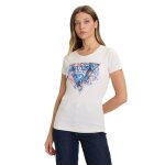 T - shirt femme guess peony triangle