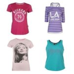 T - shirts femme - kickers - lot de 4 - 100% coton - manches courtes - multicolore T - shirts femme - kickers - lot de 4 - 100% coton - manches courtes - multicolore
