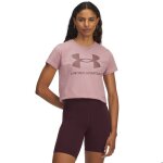 T - shirt femme - under armour - sportstyle graphic - coupe loose - m�lange coton ultra - doux - rose ...
