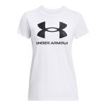 T - shirt femme - under armour - sportstyle graphic - m�lange de coton - manches courtes - confort ultime ...