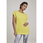 T - shirt femme - urban classic - extended - jaune vif - manches longues - 100% coton