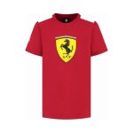 T - shirt ferrari f1 puma cusson gant rouge cerise leclerc / hamilton - enfant