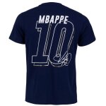 T - shirt fff - kylian mbapp - collection officielle equipe de france de football - enfant - marine