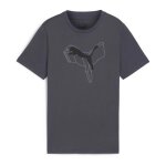 T - shirt gris gar�on puma graphi