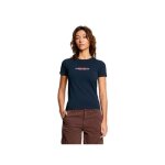 T shirt guess femme american tradition bleu coton