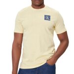 T - shirt jaune homme calvin klein jeans gradient