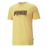 T - shirt jaune homme puma wording