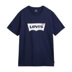 T - shirt levis batwing bleu marine logo blanc 177830139