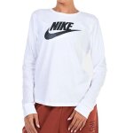 T - shirt manches longues blanc femme nike ftra