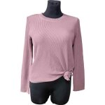 T - shirt  manches longues femme - texture&thread - confortable - rose - taille s