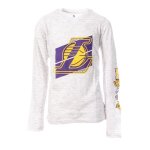 T - shirt manches longues gris gar�on nba los angeles lakers