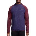 T - shirt manches longues marine / rouge homme nike midlayer
