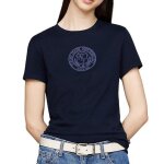 T - shirt marine femme tommy hilfiger varsity
