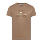 T - shirt marron homme diesel t - diego