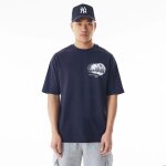 T - shirt - new era - new york yankees - oversize - graphisme d�quipe - 100% coton