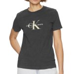T - shirt noir femme calvin klein jeans archival monologo