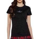 T - shirt noir femme calvin klein jeans gradient