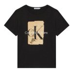 T - shirt noir garçon calvin klein jeans second skin T - shirt noir garçon calvin klein jeans second skin