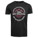 T - shirt noir homme best mountain 2005