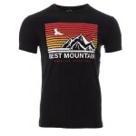 T - shirt noir homme best mountain 2006