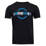 T - shirt noir homme best mountain photoprint