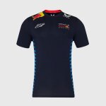 T - shirt officiel homme oracle red bull racing teamline max verstappen - bleu
