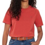 T - shirt orange femme tommy hilfiger modern regular
