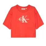T - shirt orange fille calvin klein jeans teddy T - shirt orange fille calvin klein jeans teddy
