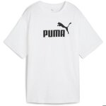 T - shirt puma ess no. 1 logo relaxed tee blanc femme