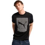 T - shirt puma graphics wording tee noir homme