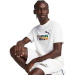 T - shirt puma love united tee blanc homme
