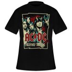 T - shirt rock  gogo ac / dc - highway to hell sketch