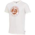 T - shirt - roland garros - rg - coton - manches courtes - blanc