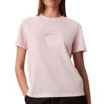 T - shirt rose femme calvin klein jeans classic foil