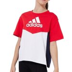 T - shirt rouge fille adidas hm4548