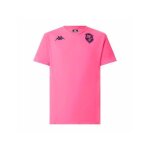 T - shirt rugby kappa stade fran�ais paris rose pour adulte