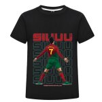 T - shirt siuuu cristiano ronaldo enfant - design avec le clbre geste de cr7 en maillot du - fan de ...