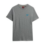 T - shirt gris / bleu homme superdry vintage logor6ts