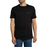 T - shirt de marque sur la poitrine - armani exchange