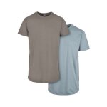 T - shirts urban classics pre - pack shaped long (x2)