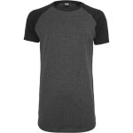 T - shirt - urban classics - shaped long tee - manches longues - 100% coton - gris / marron / noir T - shirt - urban classics - shaped long tee - manches longues - 100% coton - gris / marron / noir