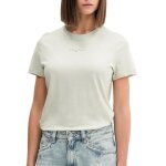 T - shirt vert femme tommy hilfiger linear