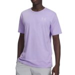 T - shirt violet homme under armour left chest