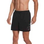 Short de bain noir / blanc garon nike 4 volley