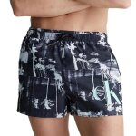 Short de bain noir homme calvin klein jeans drawstring km0km00968