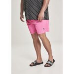 Short de bain - urban classics - basic - rose fluo - grandes tailles - homme