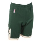 Short de basketball vert / beige gar�on nba milwaukee bucks