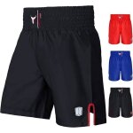 Short de boxe anglaise - mytra fusion - noir - tissu sff - skin - respirant - taille lastique ajustable ...