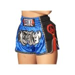 Short de boxe tha - leone - bangkok - bleu - mixte - respirant